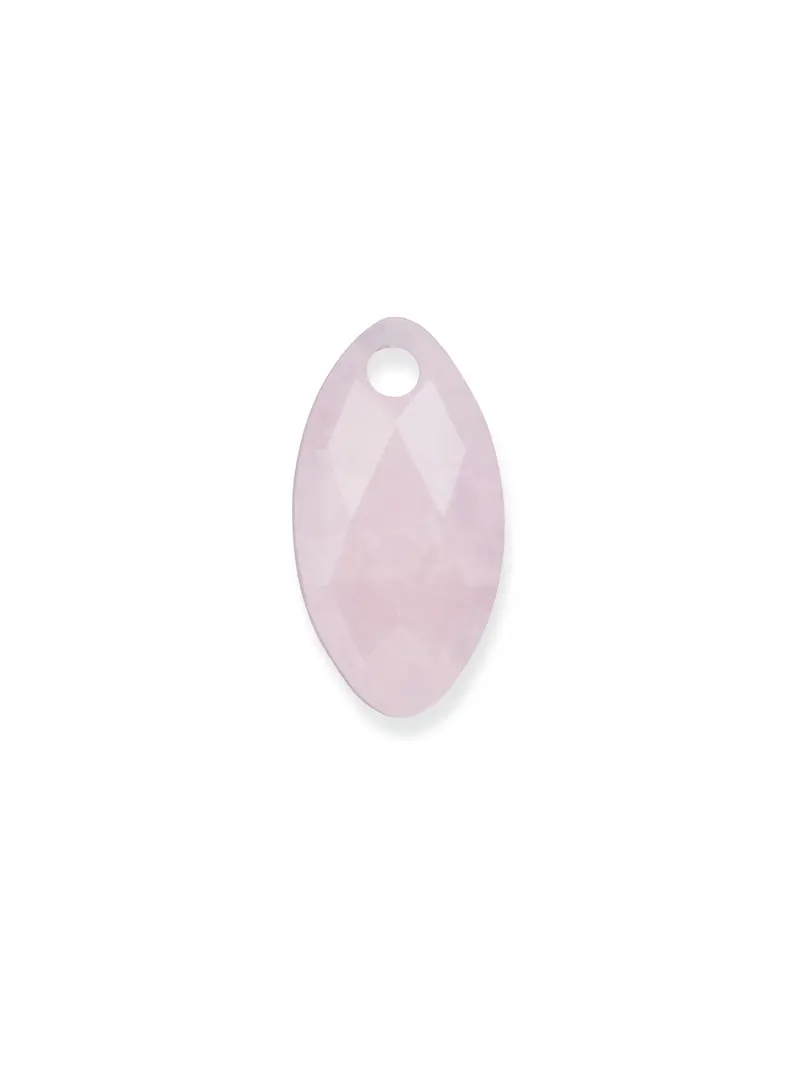 Pendant Edelsteen Leaf Rose Quartz