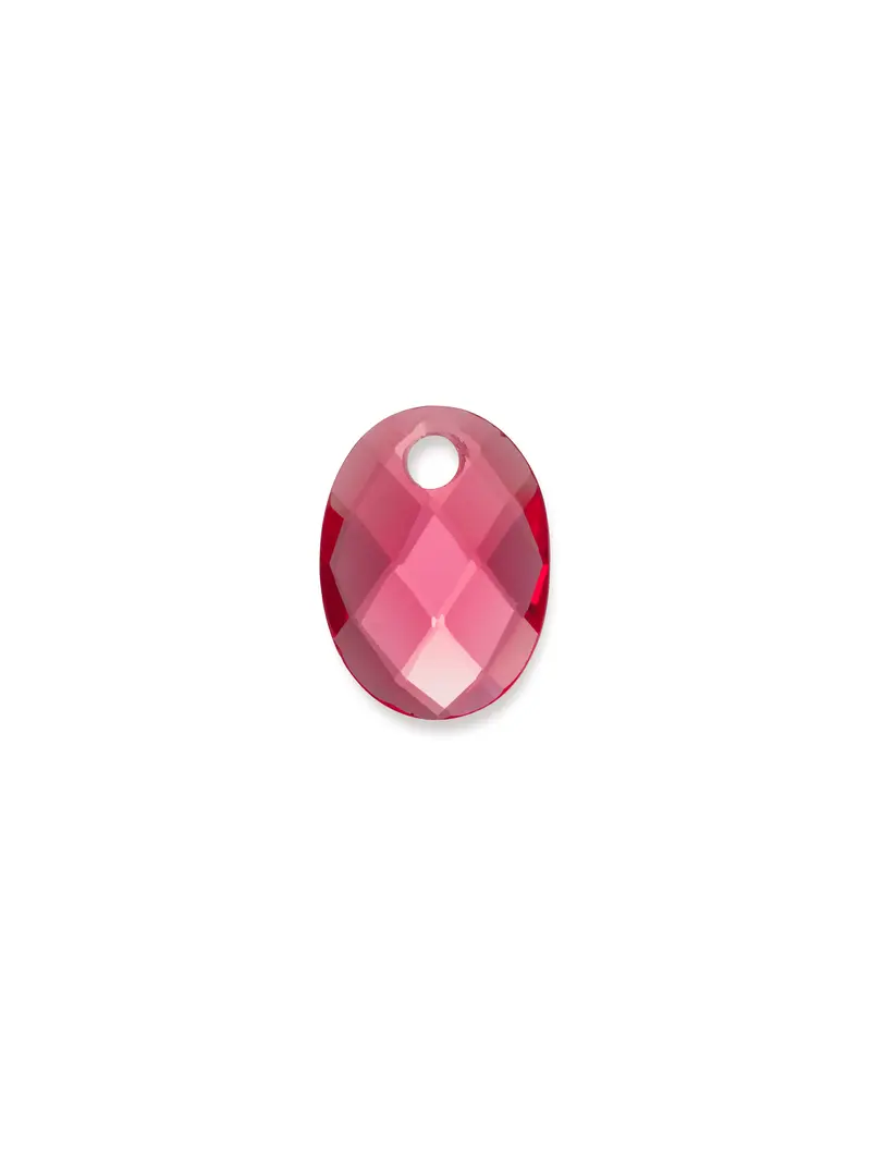 Pendant Edelsteen Medium Oval Fuchsia Quartz