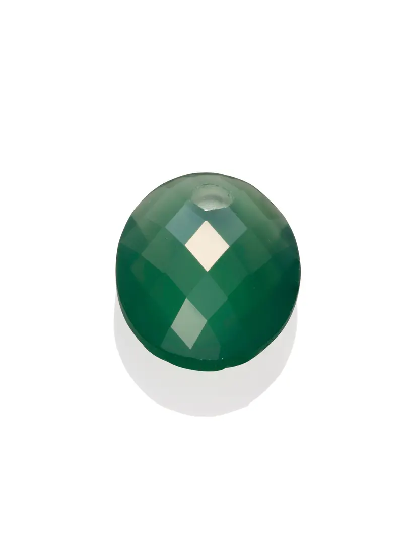 Pendant Edelsteen Medium Oval Green Onyx