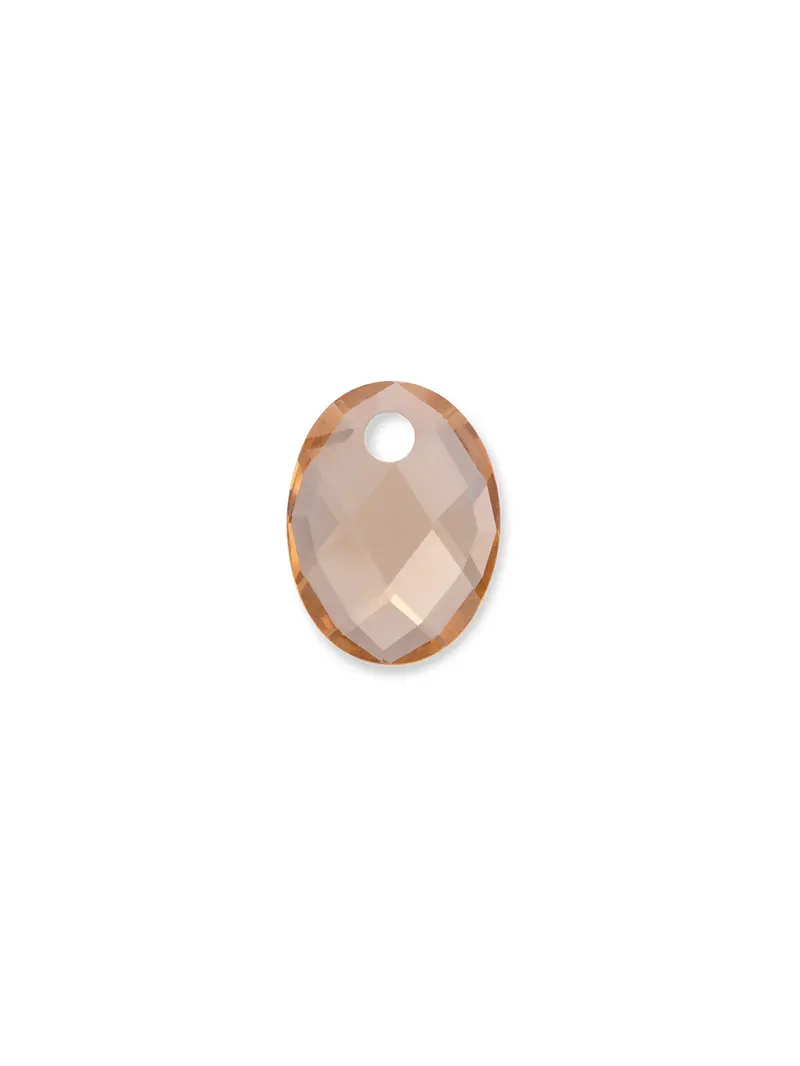 Pendant Edelsteen Medium Oval Light Gold Citrine Quartz
