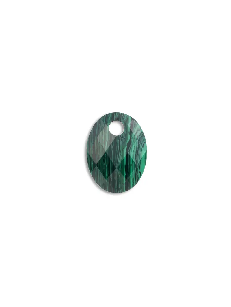 Pendant Edelsteen Medium Oval Malachite