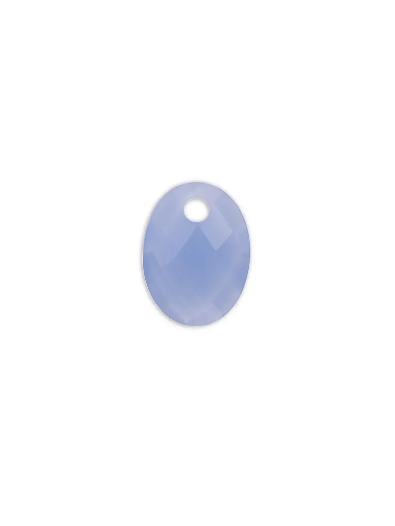 Pendant Edelsteen Medium Oval Milky Blue Jade