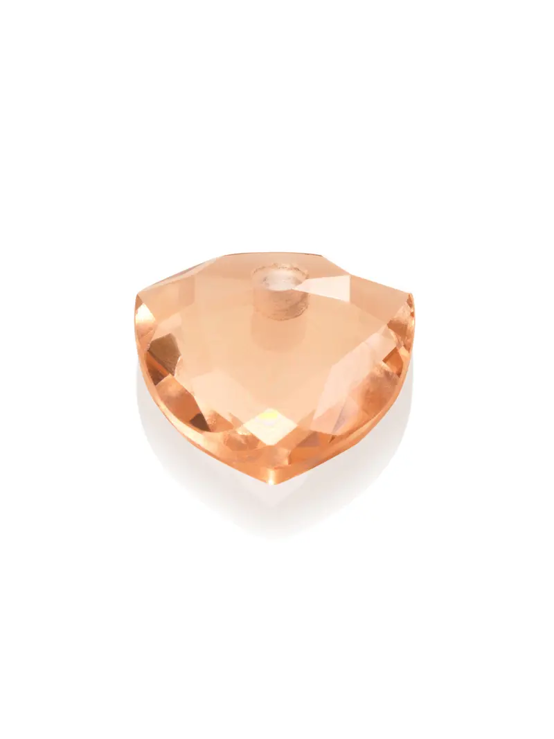 Pendant Edelsteen Trillion Cut Champagne Quartz