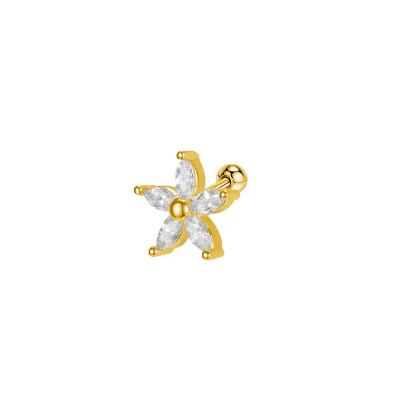 Piercing classic flower wit