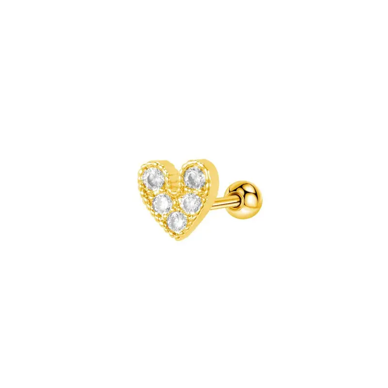 Piercing diamond heart