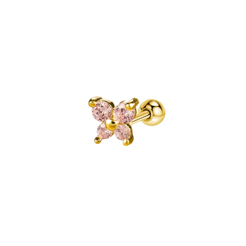 Piercing vanessa roze