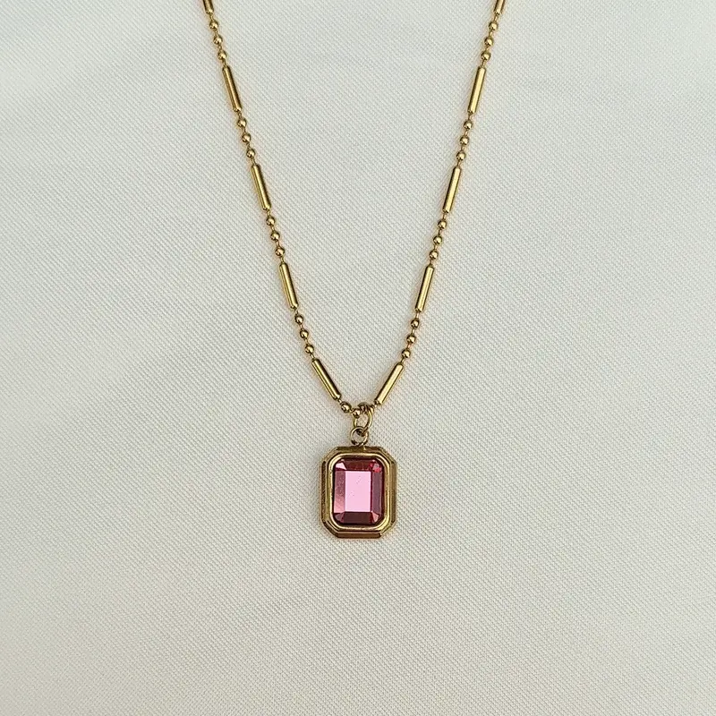 Pink Glow | Ketting