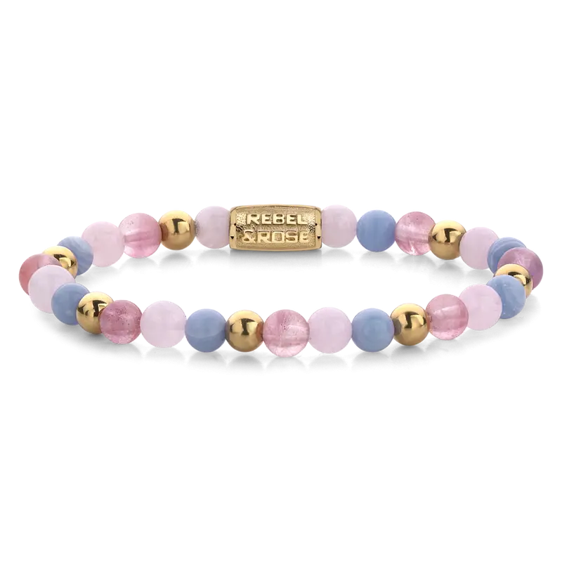 Pink Summer Vibes - 6mm - Kralen Armband Dames