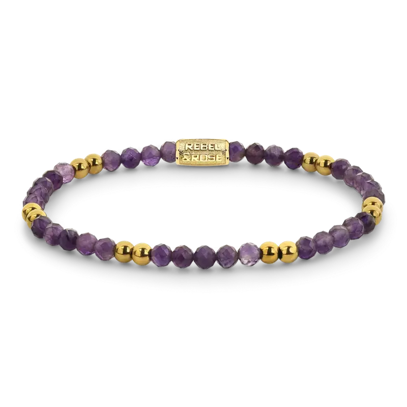 Purple & Yellowgold Glam Rocks