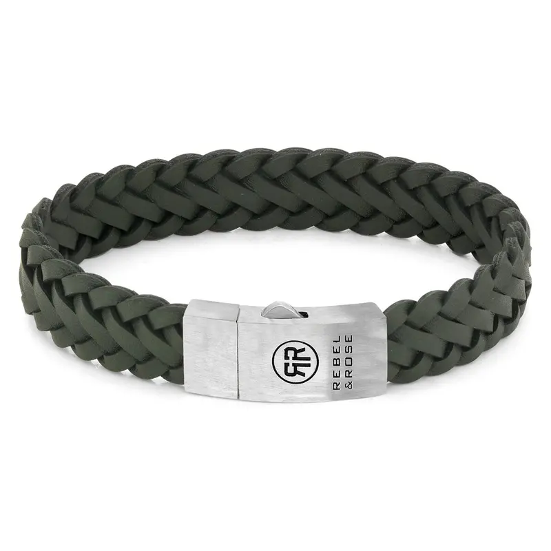 Rebel & Rose Absolutely Leather Armband RR-L0149-S – Zwart