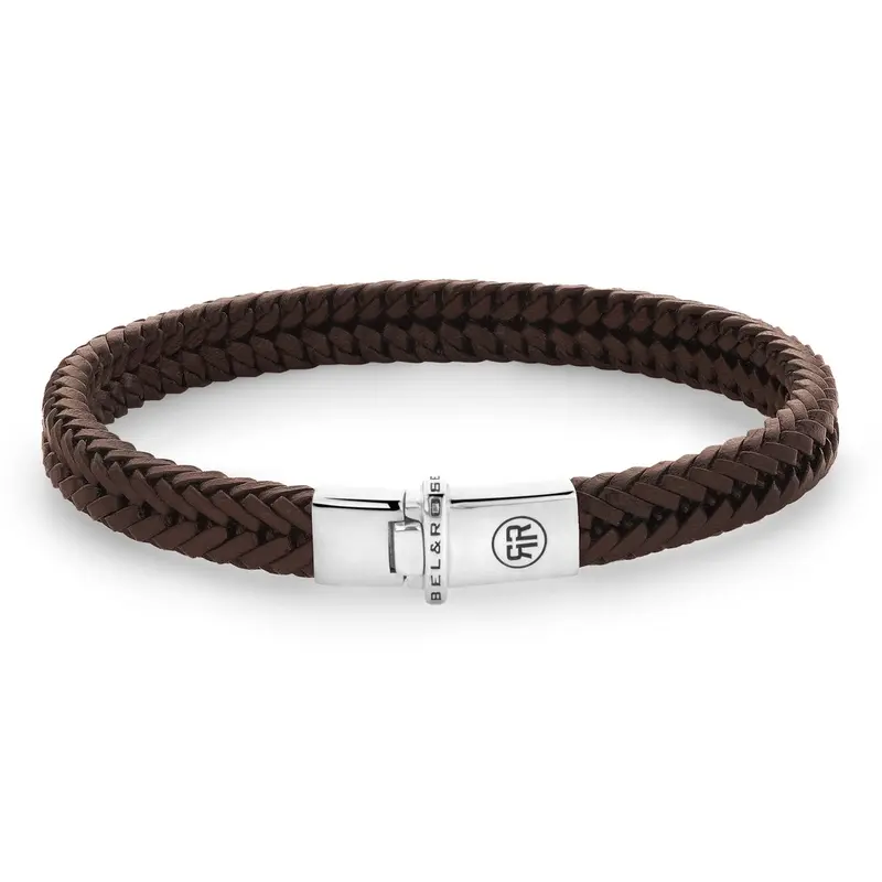 Rebel & Rose Absolutely Leather Armband RR-L0173-S – Bruin