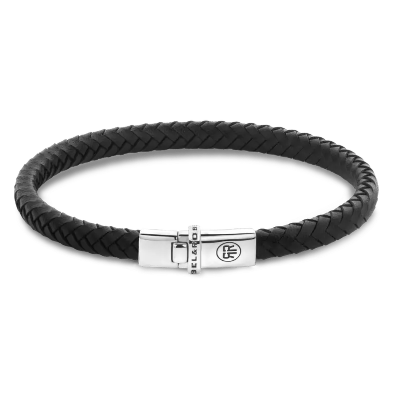 Rebel & Rose Absolutely Leather Armband RR-L0174-S – Zwart