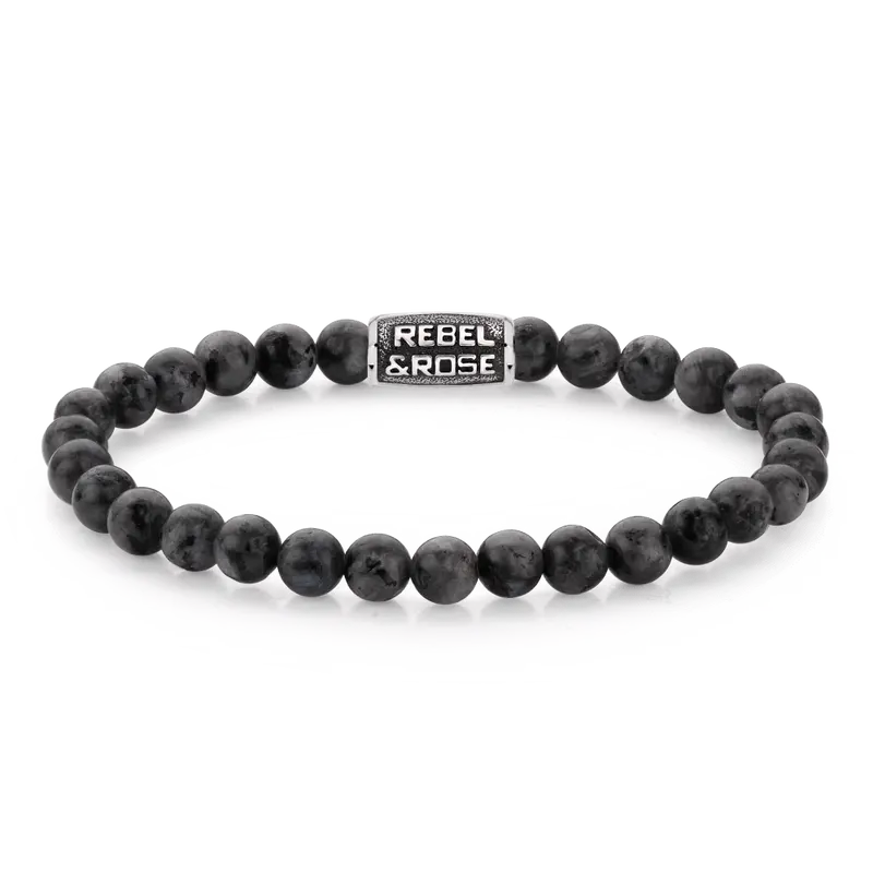 Rebel & Rose Armband RR-60117-V – Grijs
