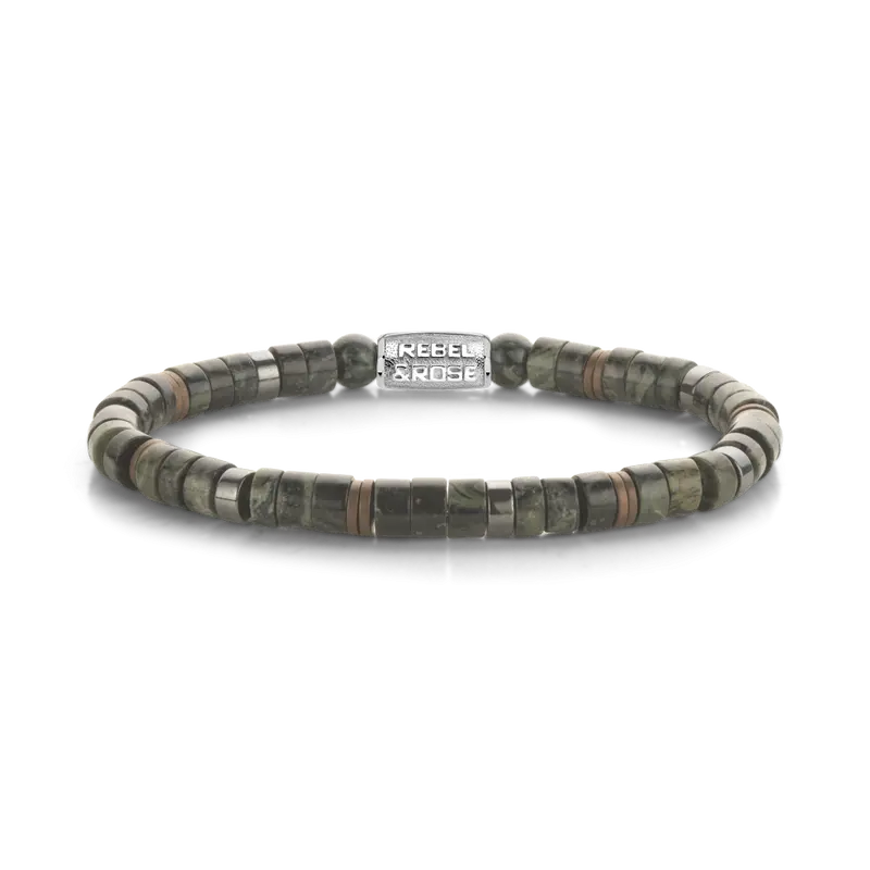 Rebel & Rose No Balls Please 6mm Armband RR-60157-S – Groen