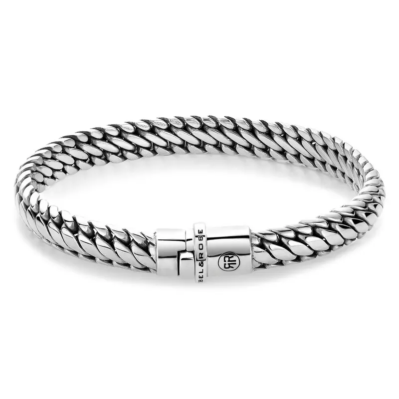 Rebel & Rose Sterling Silver Line Armband RR-BR029-S – Zilver