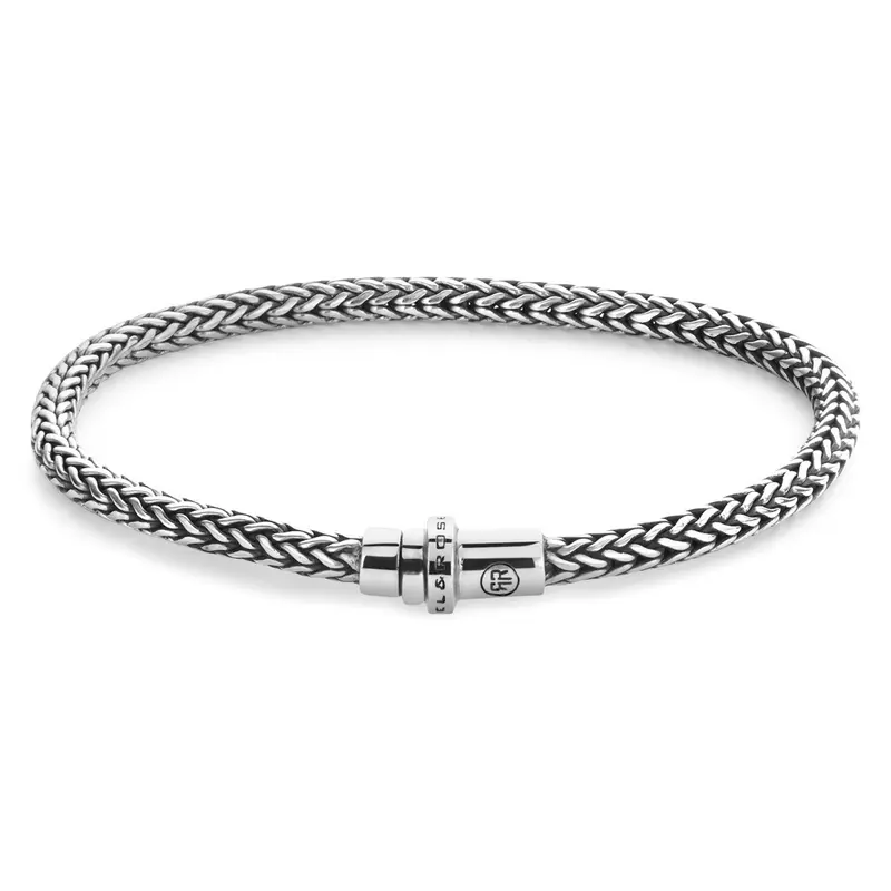 Rebel & Rose Sterling Silver Line Armband RR-BR031-S – Zilver