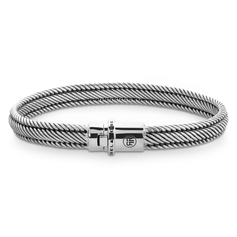 Rebel & Rose Sterling Silver Line Armband RR-BR038-S – Zilver