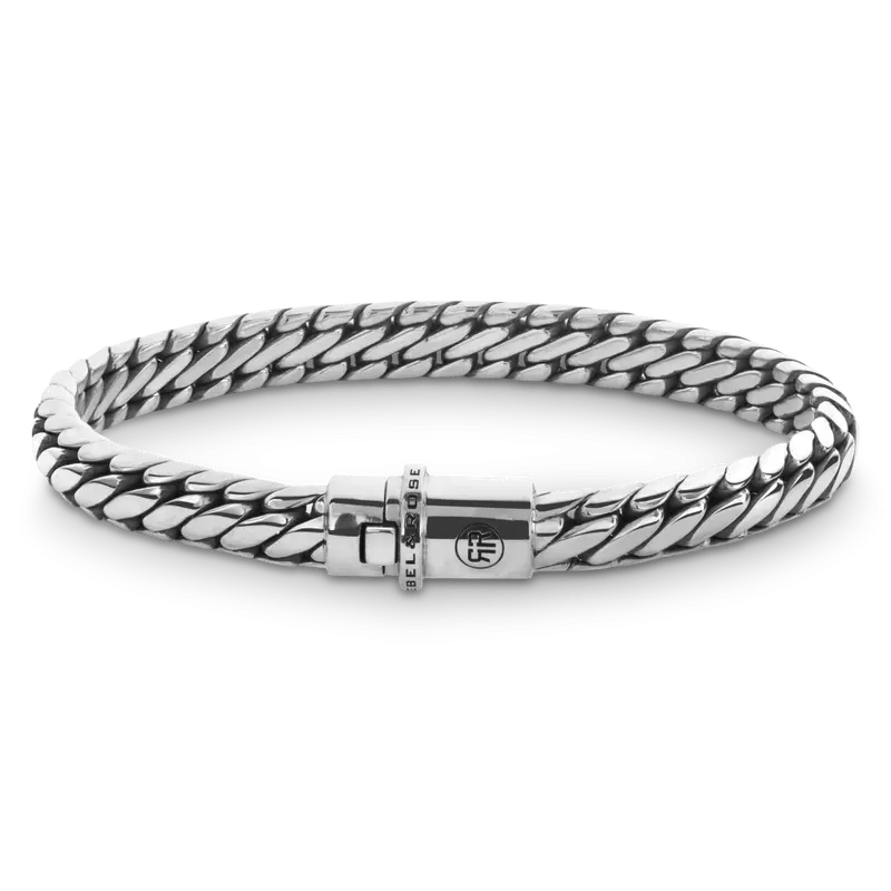 Rebel & Rose Sterling Silver Line Armband RR-BR039-S – Zilver