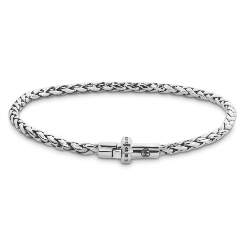 Rebel & Rose Sterling Silver Line Armband RR-BR041-S – Zilver