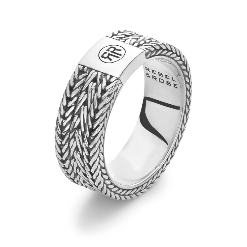 Rebel & Rose Sterling Silver Rings Ring RR-RG020-S – Zilver