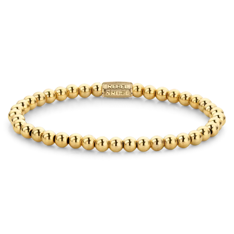 Rebel & Rose Stones Only 4mm Armband RR-40038-G – Geelgoud