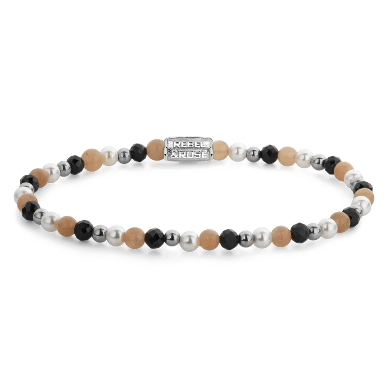 Rebel & Rose Stones Only 4mm Armband RR-40161-S – Multi-kleuren