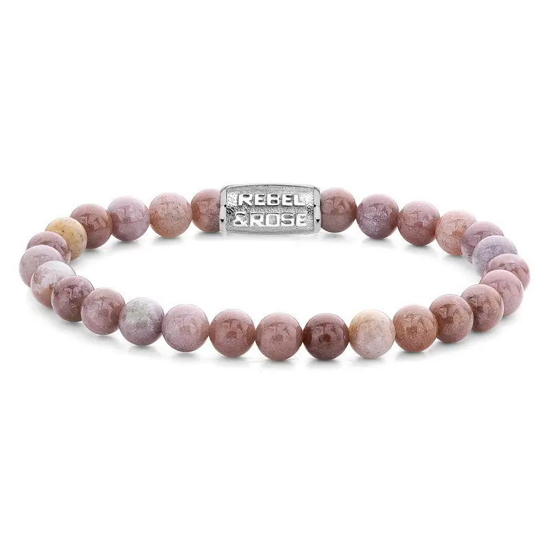 Rebel & Rose Stones Only 6mm Armband RR-60038-S – Roze
