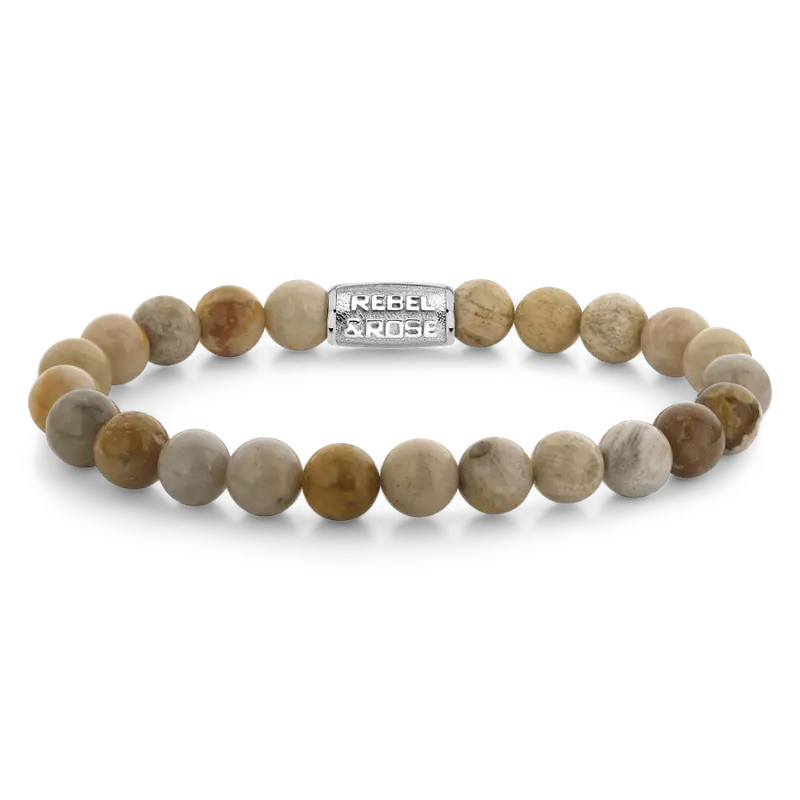 Rebel & Rose Stones Only 8mm Armband RR-80121-S – Multi-kleuren
