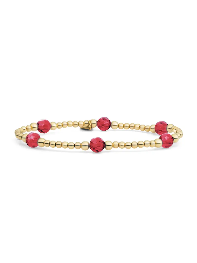 Reverse Bold Mix Armband Fuchsia Quartz