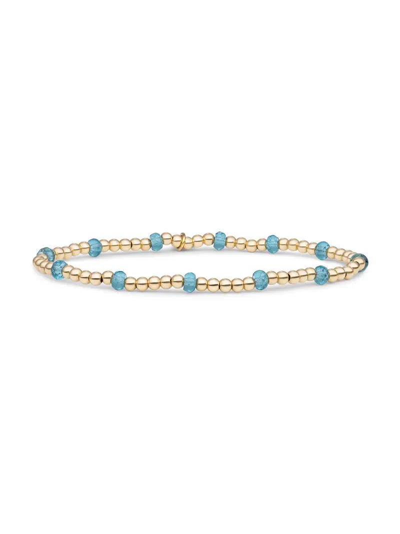 Reverse Roundel Armband Turquoise Quartz