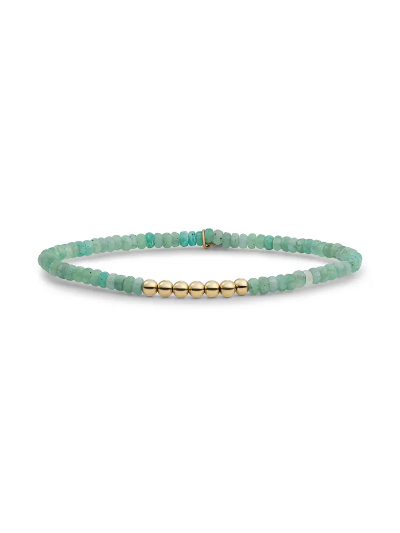 Reverse Universe Armband Rich Green Amazonite