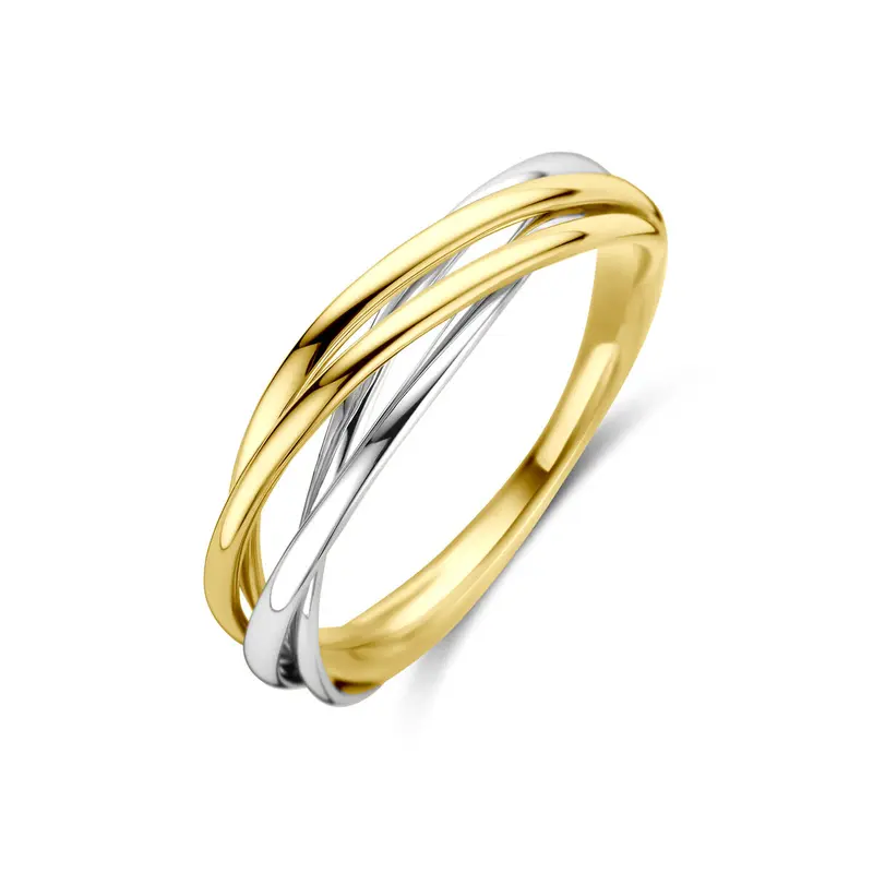 Ring 14K bicolor goud 5 mm – 4209094