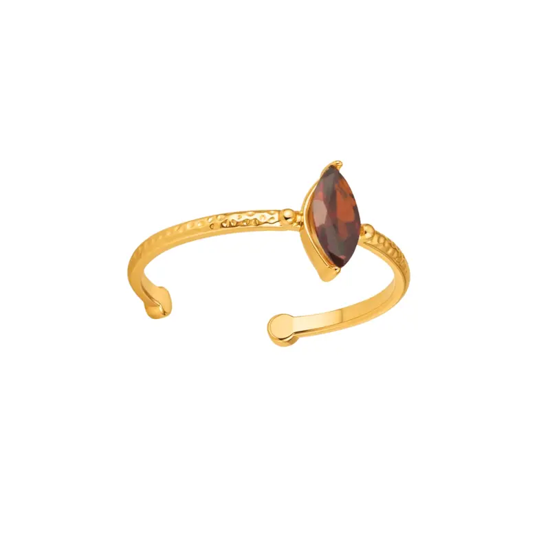 Ring bijoux rood
