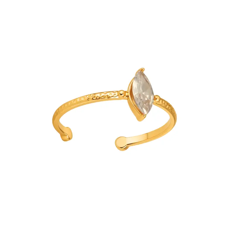 Ring bijoux wit