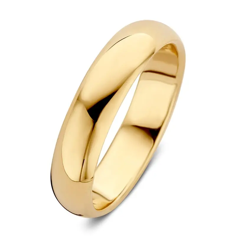 Ring Bowie 5mm geelgoud