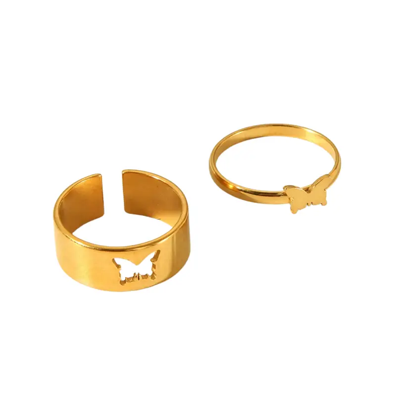 Ring butterfly set