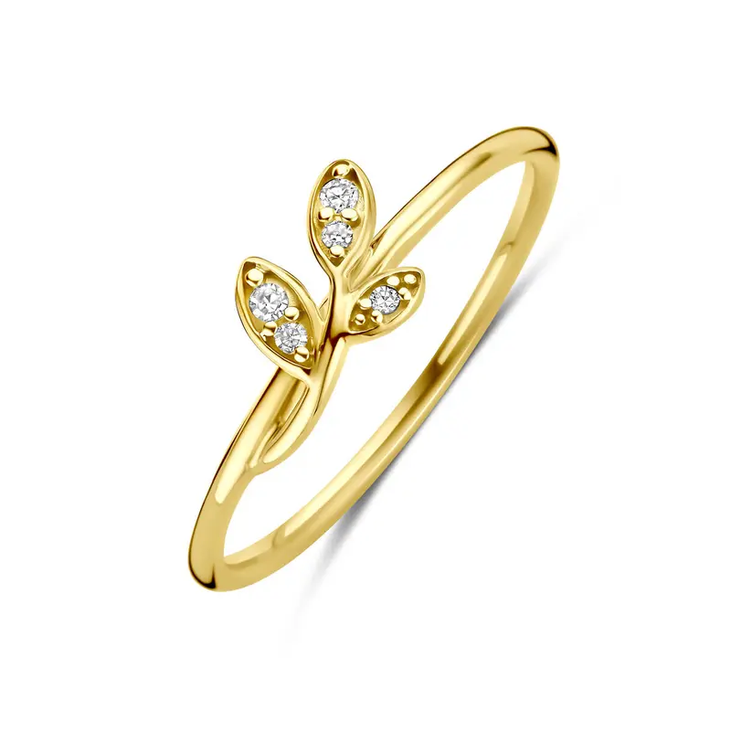 Ring diamant 0.03ct h si 14K geelgoud 5,5 mm – 4034194