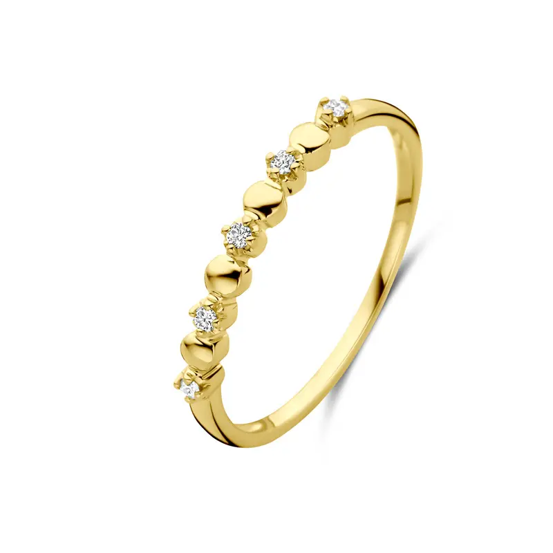 Ring diamant 0.05ct h si 14K geelgoud 2 mm – 4034057