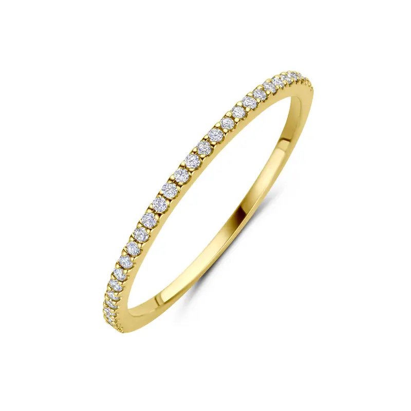 Ring diamant 0.11ct h si 14K geelgoud 1 mm – 4034670