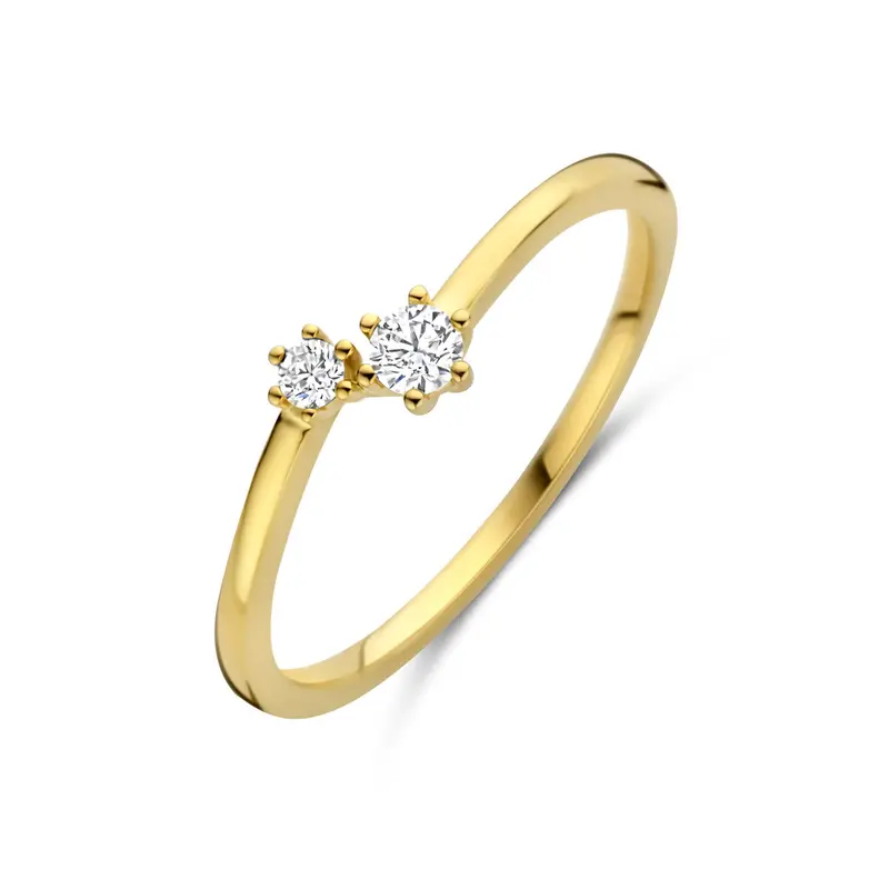 Ring diamant 0.11ct h si 14K geelgoud 5,5 mm – 4035303