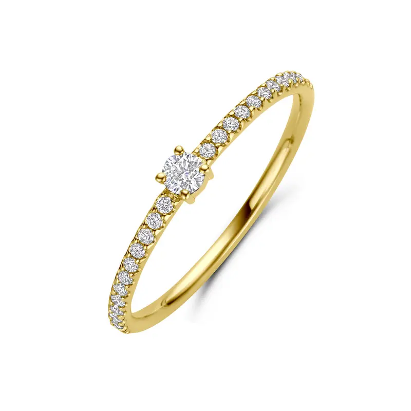 Ring diamant 0.20ct h si 14K geelgoud – 4034674