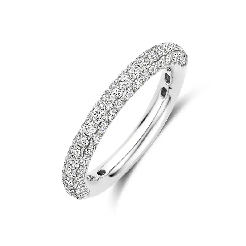 Ring diamant 1.24ct h si 14K witgoud