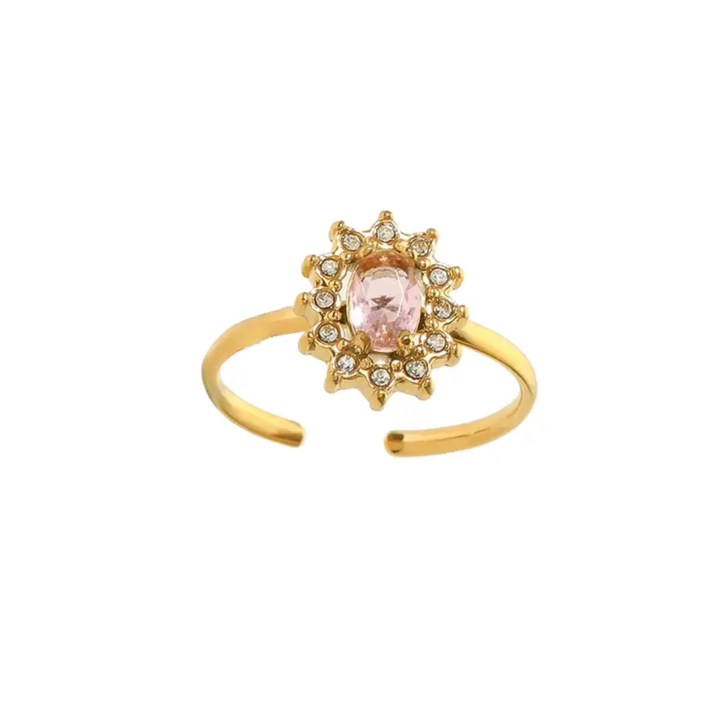 Ring emilia roze