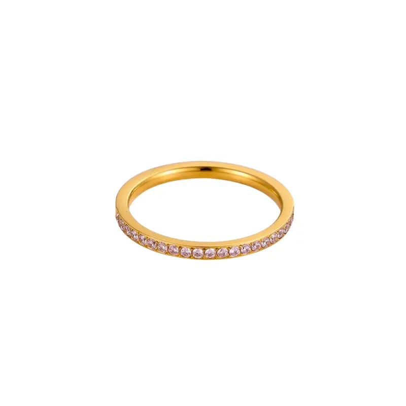 Ring eternal diamond roze