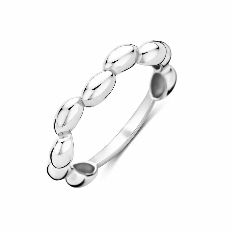 Ring gerhodineerd zilver 4 mm – 1340802