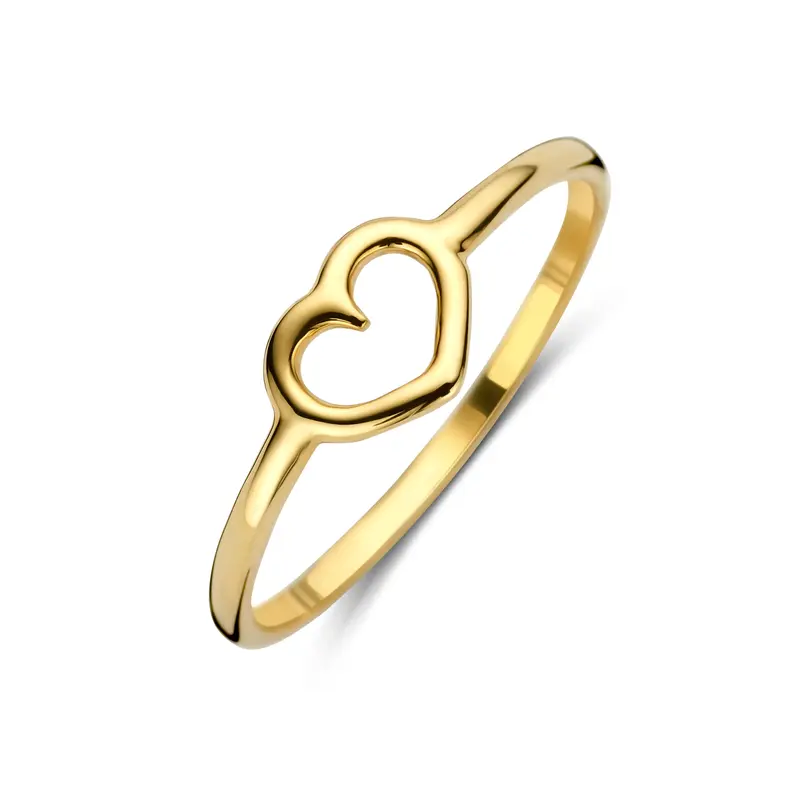 Ring hart 14K geelgoud 6 mm – 4017920