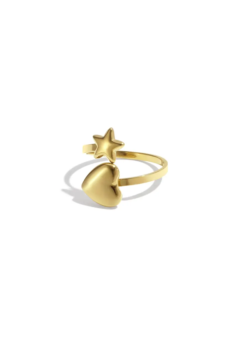 Ring | Hart en ster