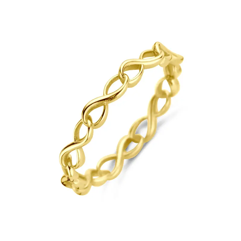 Ring infinity 14K geelgoud 3 mm – 4034560