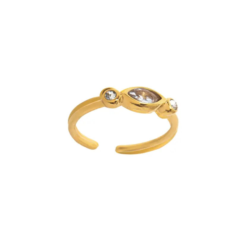 Ring isolde wit
