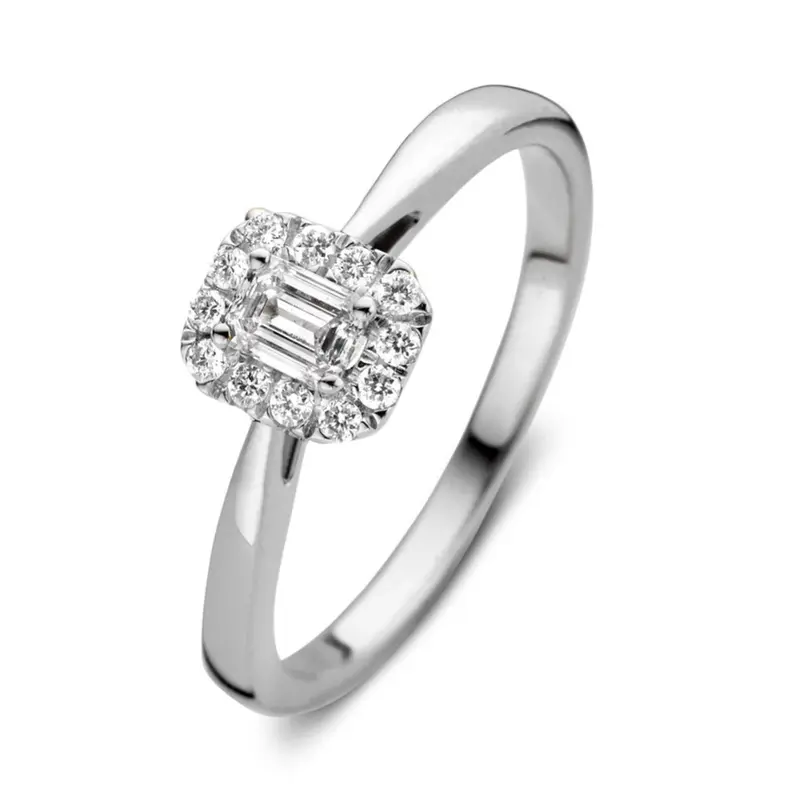 Ring Ivy 0,30 crt. witgoud